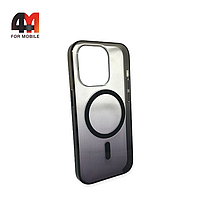 Чехол Iphone 14 Pro Max Clear Case Premium + MagSafe, с градиентом черного цвета