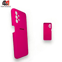 Чехол для телефона Samsung A13 4G Silicone Case, ярко-розового цвета