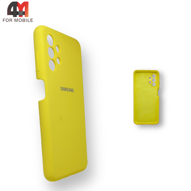 Чехол для телефона Samsung A13 4G Silicone Case, желтого цвета - фото 1 - id-p226617754