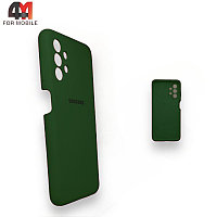 Чехол для телефона Samsung A13 4G Silicone Case, темно-зеленого цвета