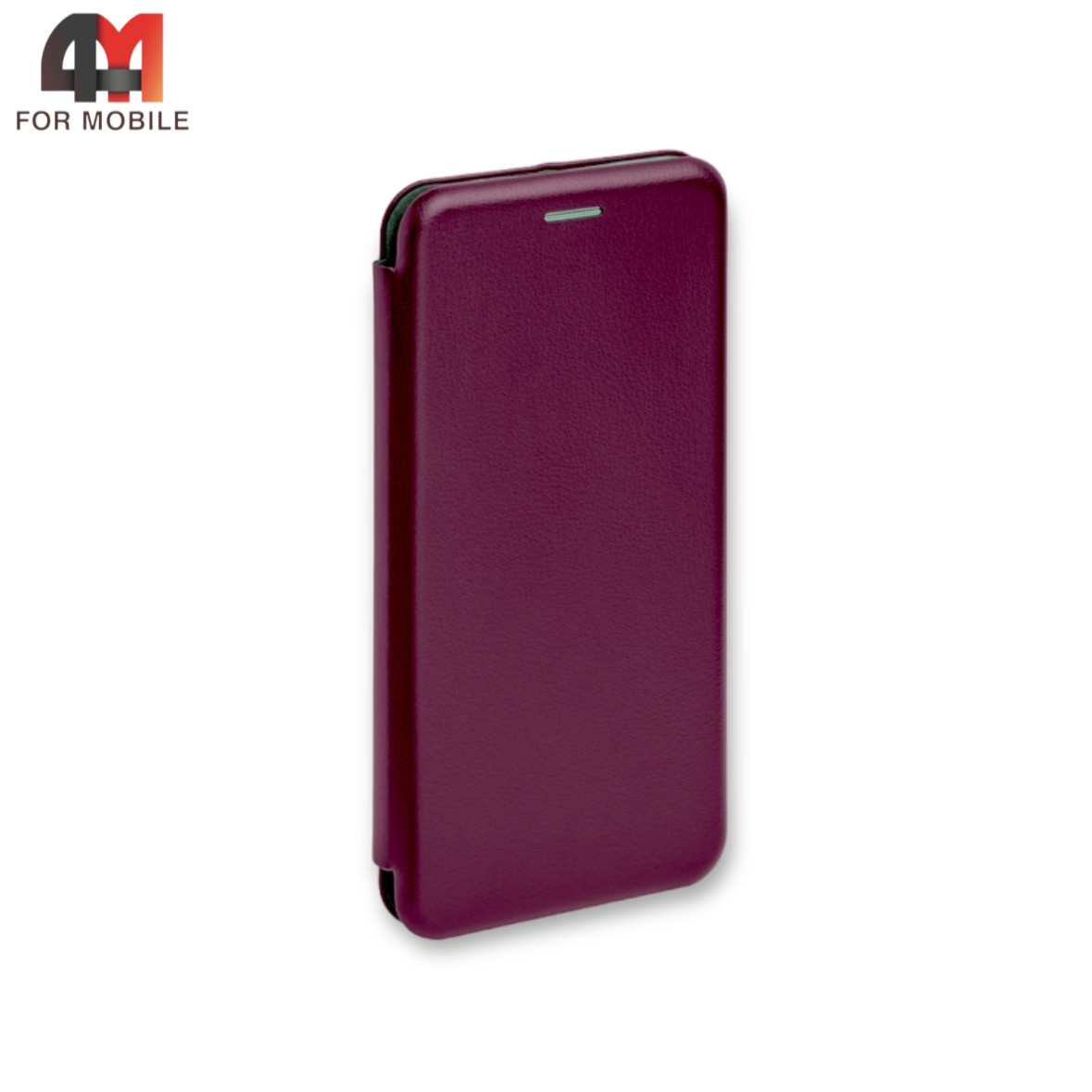 Чехол книга для телефона Samsung A13 4G бордового цвета - фото 1 - id-p226617792
