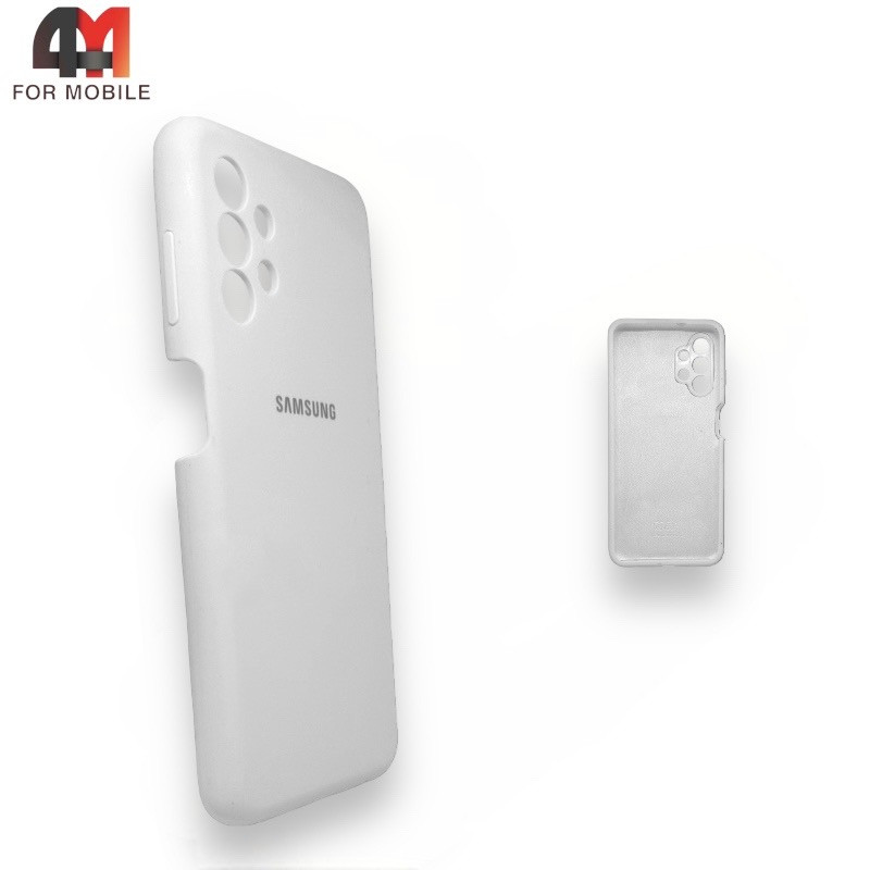 Чехол для телефона Samsung A13 4G Silicone Case, белого цвета - фото 1 - id-p226618302