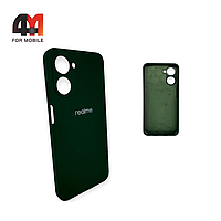 Чехол Realme 10 4G Silicone Case, темно-зеленого цвета