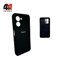 Чехол Realme C33 Silicone Case, черного цвета