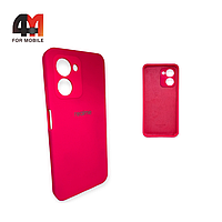 Чехол Realme C33 Silicone Case, ярко-розового цвета
