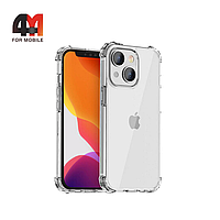 Чехол Iphone 13 Mini силиконовый с усиленными углами, прозрачный