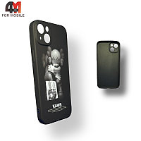 Чехол Iphone 13 Mini силиконовый с рисунком, 05 черный, luxo
