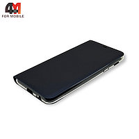 Чехол книга для Samsung A6 Plus 2018/J8 2018 clear view cover, синего цвета