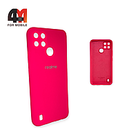 Чехол Realme C21Y/C25Y Silicone Case, ярко-розового цвета