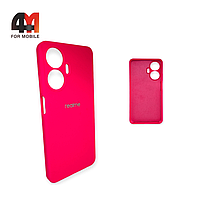 Чехол Realme C55 Silicone Case, ярко-розового цвета