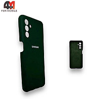 Чехол для Samsung A04s/A13 5G Silicone Case, темно-зеленого цвета