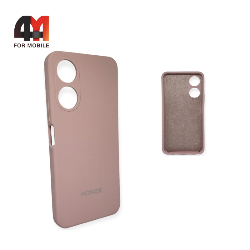 Чехол Huawei Honor X5 Plus/X6A 5G Silicone Case, пудрового цвета - фото 1 - id-p226619744