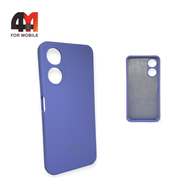 Чехол Huawei Honor X5 Plus/X6A 5G Silicone Case, лавандового цвета - фото 1 - id-p226621438