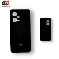 Чехол Xiaomi Redmi Note 12 Pro Plus 5G силиконовый, Silicone Case, черного цвета