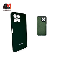 Чехол Huawei Honor X8 Silicone Case, темно-зеленого цвета