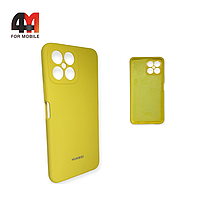Чехол Huawei Honor X8 Silicone Case, желтого цвета