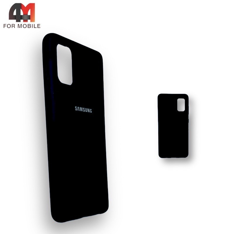 Чехол Samsung A41 Silicone Case, черного цвета - фото 1 - id-p226617302