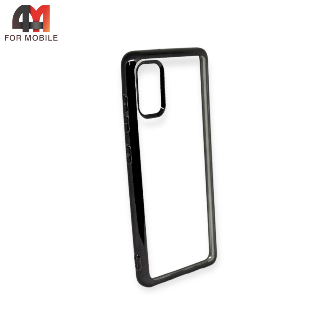 Чехол Samsung A41 силиконовый с черным ободком - фото 1 - id-p226617462