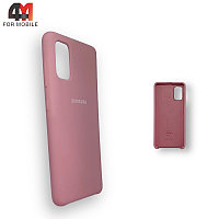 Чехол Samsung A41 Silicone Case, розового цвета