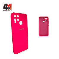 Чехол Realme С15/C25S Silicone Case, ярко-розового цвета