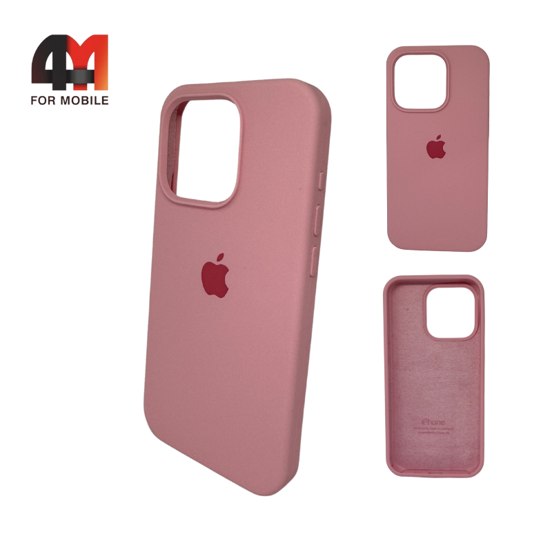 Чехол Iphone 15 Silicone Case, 6 розового цвета - фото 1 - id-p226618636
