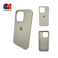 Чехол Iphone 15 Silicone Case, 10 бежевого цвета