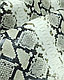Натуральная кожа  0.7-0.9 мм тиснение Питон цвет бежевый, фото 2
