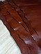 Натуральная кожа юфть цвет Коньяк с отделкой Люкс 1,2-1,4 мм, фото 4