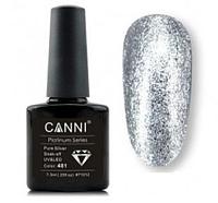 Гель-лак (шеллак) Canni Platinum №481 Pure Silver 7.3ml