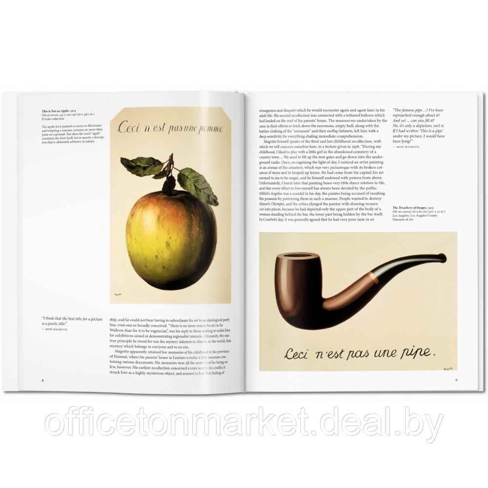 Книга на английском языке "Basic Art. Magritte" - фото 5 - id-p226626075