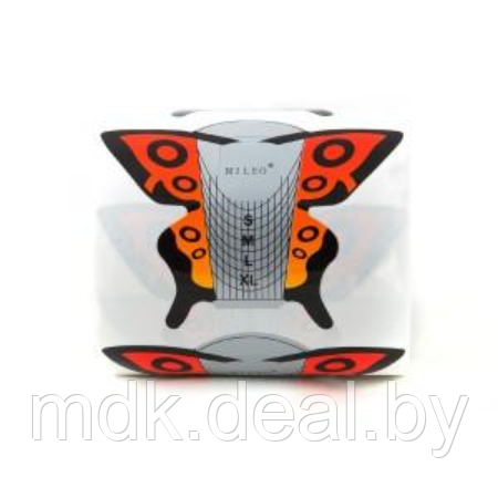 Одноразовые бумажные формы "Оранжевые бабочки" 300 шт. - фото 1 - id-p208993553