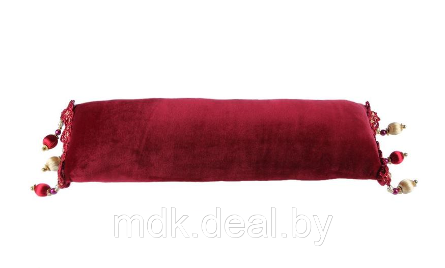 Подушка для маникюра прямоугольная (бархатная) бордовая (мод.pm-86) - фото 1 - id-p101605148