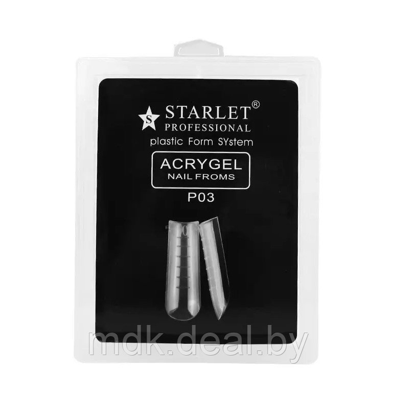 Верхние формы Starlet Proofessional Набор (120шт) квадрат