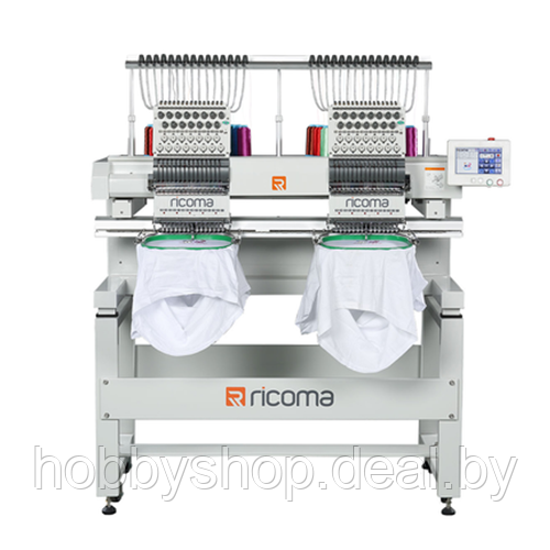 Промышленная двухголовочная вышивальная машина Ricoma RCM MT-1502-8S - фото 1 - id-p226627884