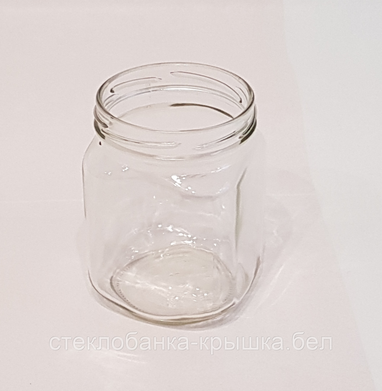500 СТЕКЛЯННАЯ БАНКА КУБ 500МЛ ТВИСТ (ТО-82)