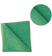 Салфетка хозяйственная универсальная микрополимер 30х30 см зеленая