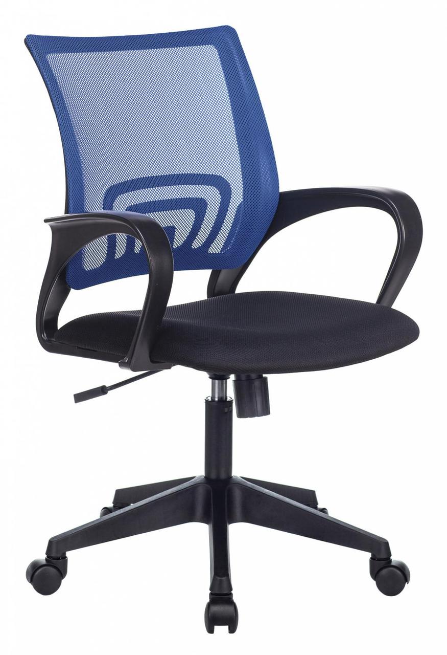 Кресло Бюрократ CH-695N синий TW-05 сиденье черный TW-11 сетка/ткань крестовина пластик - фото 1 - id-p226627590