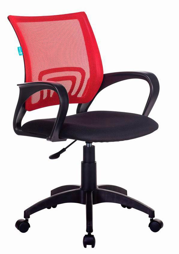 Кресло Бюрократ CH-695NLT красный TW-35N сиденье черный TW-11 сетка/ткань крестовина пластик - фото 1 - id-p226627593