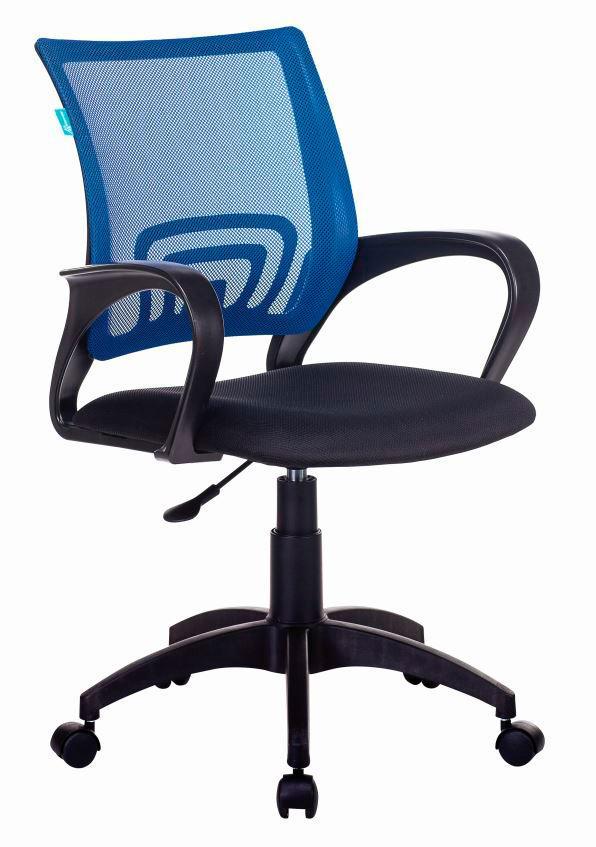 Кресло Бюрократ CH-695NLT синий TW-05 сиденье черный TW-11 сетка/ткань крестовина пластик - фото 1 - id-p226627595