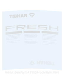 Защитная пленка Tibhar Protection Sheet Fresh арт. 5562