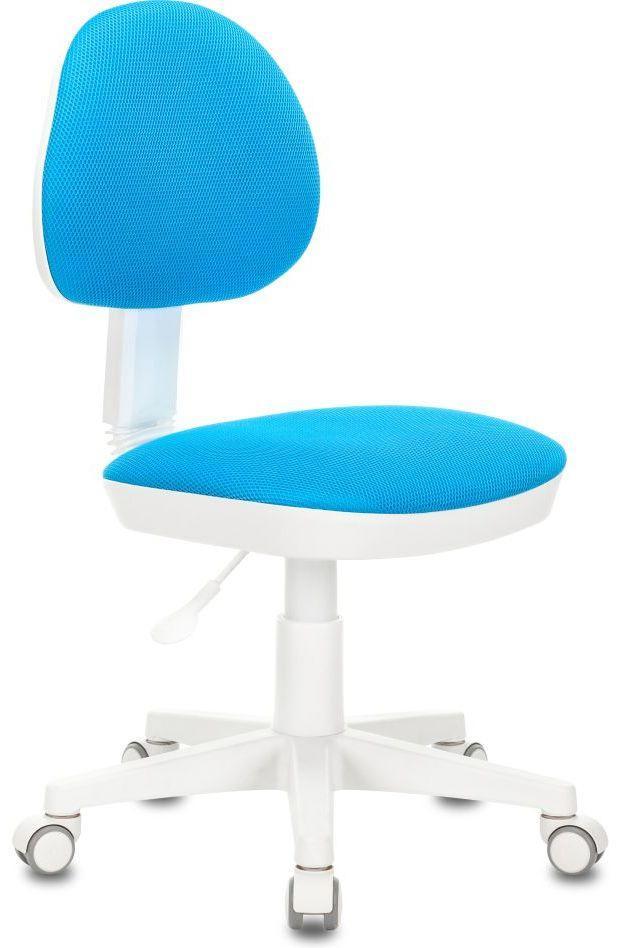 Кресло детское Бюрократ KD-3 голубой TW-55 крестов. пластик белый - фото 1 - id-p226627655