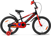 Детский велосипед AIST Pluto 16 2021 (черный/красный)