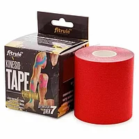 Кинезио тейп Fitrule Tape Premium 5 cм х 5 м (Красный)