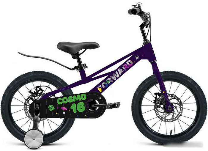 Детский велосипед Forward Cosmo 18 2023 (темно-фиолетовый) - фото 1 - id-p226628514