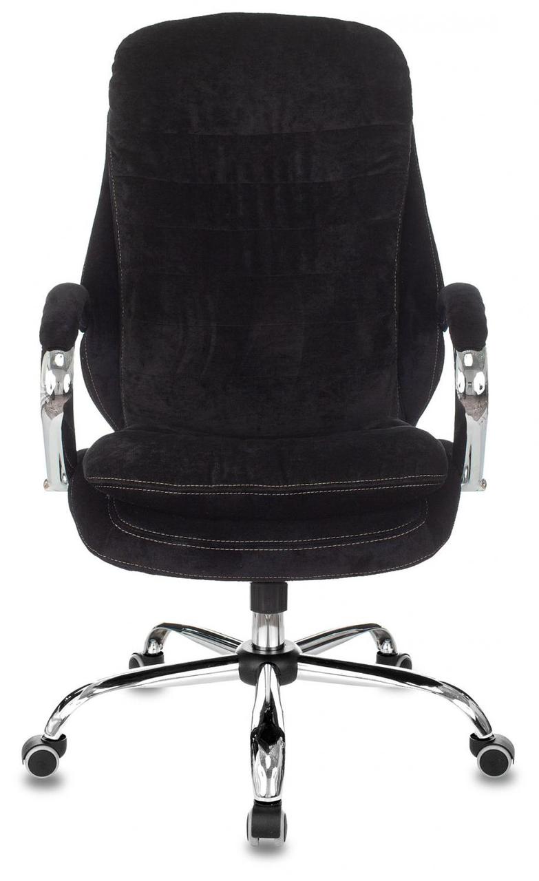 Кресло руководителя Бюрократ T-9950SL Fabric черный Light-20 крестовина металл хром - фото 1 - id-p226627805