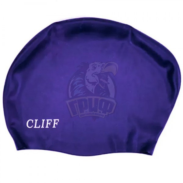 Шапочка для плавания для длинных волос Cliff (фиолетовый) (арт. CS13/2-PU) - фото 1 - id-p226628349
