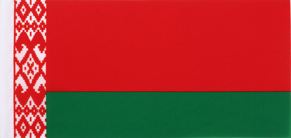 Флаг Беларуси (настольный, без подставки) 12*24 см