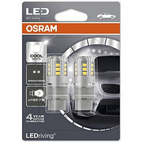 Лампа светодиодная P27 / 7W OSRAM LEDriving 12V 2,5W 6000K (комплект 2шт) 3547CW-02B