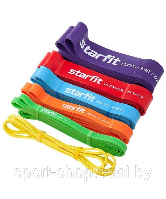 Эспандер ленточный для кросс-тренинга Starfit ES-803 5-22 кг, 208х2,2 см, Оранжевый - фото 5 - id-p226629082