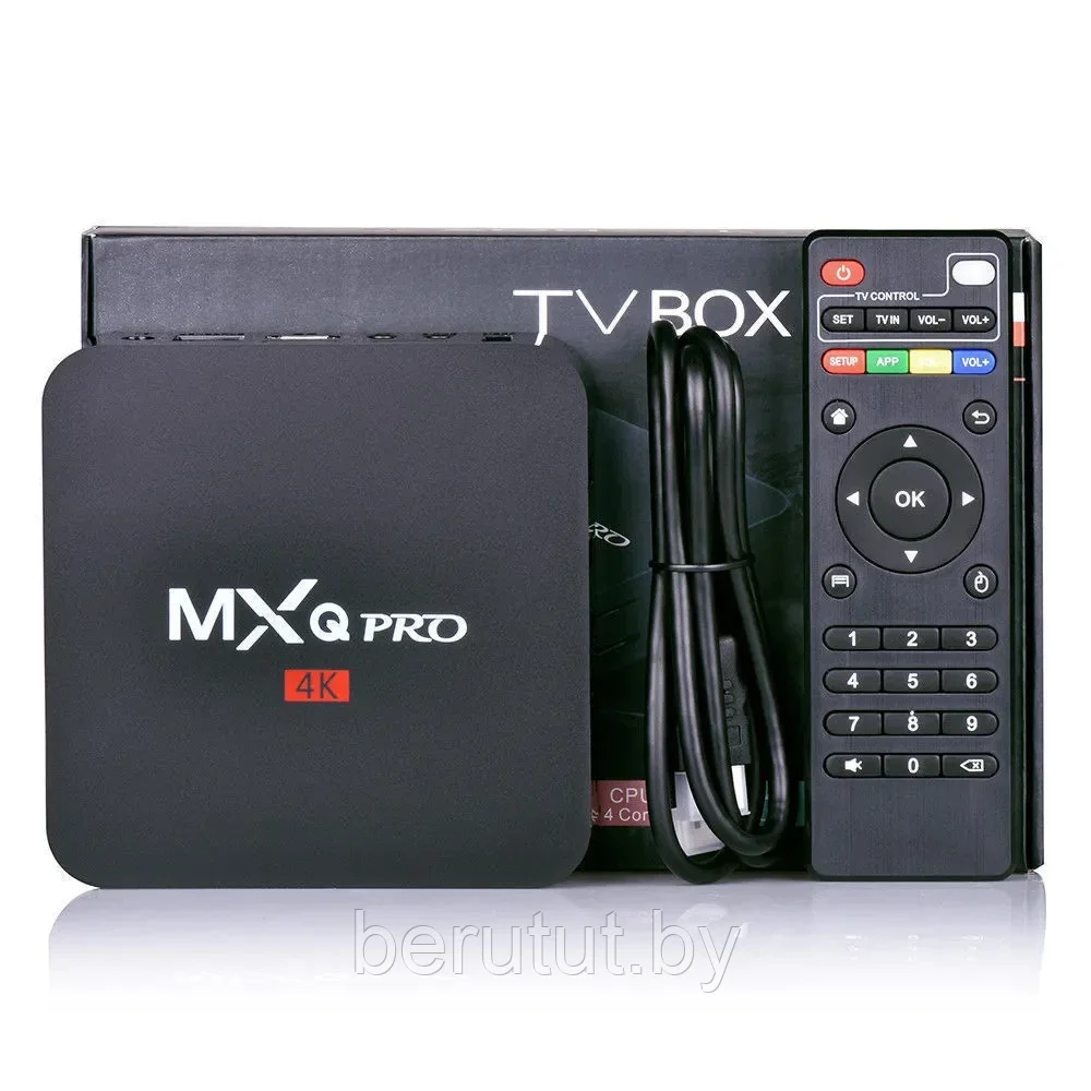 ТВ приставка для телевизора Smart TV Android MXQ PRO 4K - фото 7 - id-p226635231